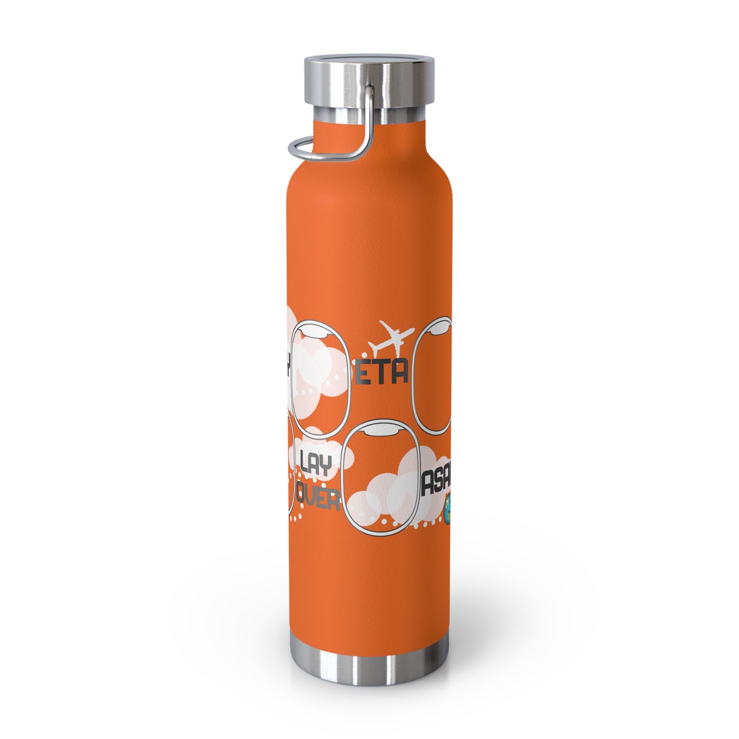 Flight Attendant window Collection Copper Vacuum Insulated Bottle, 22oz