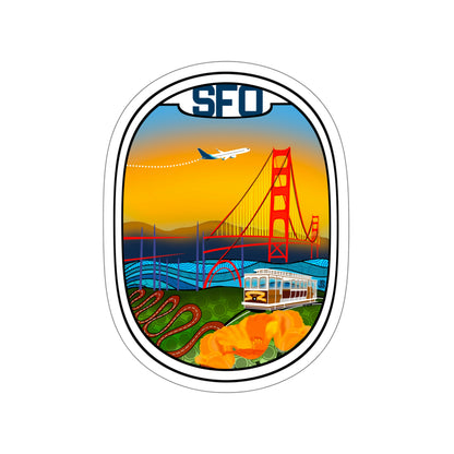 SFO Die-Cut Stickers