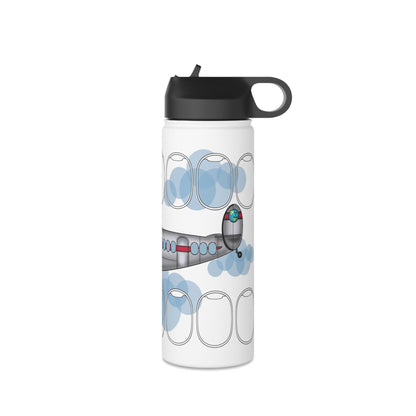 Window collection Stainless Steel Water Bottle, Standard Lid