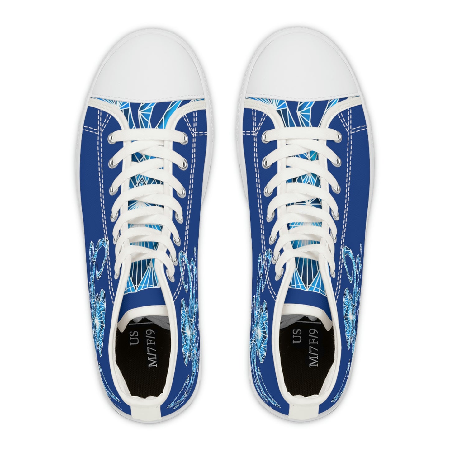 Blue Octopus High Top Sneakers