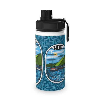 ADQ Kodiak Stainless Steel Water Bottle, Sports Lid