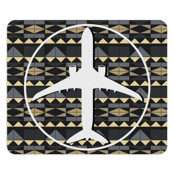 Bulkhead with plane Mouse Pad Color My Travels