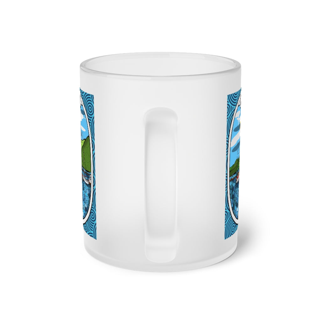 ADQ Kodiak Frosted Glass Mug