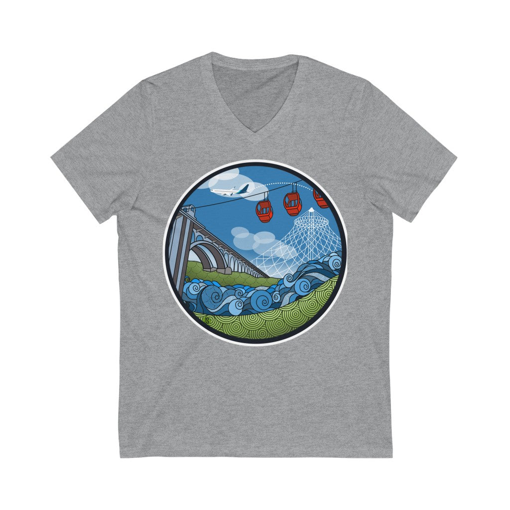 Spokane Short Sleeve V-Neck Tee