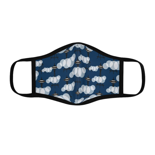 Seattle Cloud Fitted Face Mask