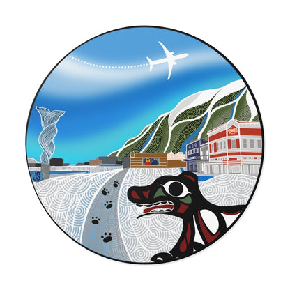 Juneau Round Vinyl Stickers