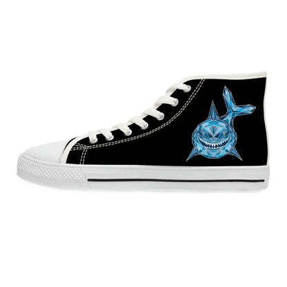 Blue Shark High Top Sneakers