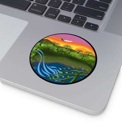 Lihue Round Vinyl Stickers