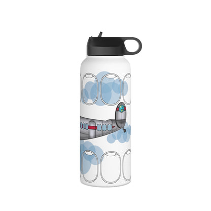 Window collection Stainless Steel Water Bottle, Standard Lid