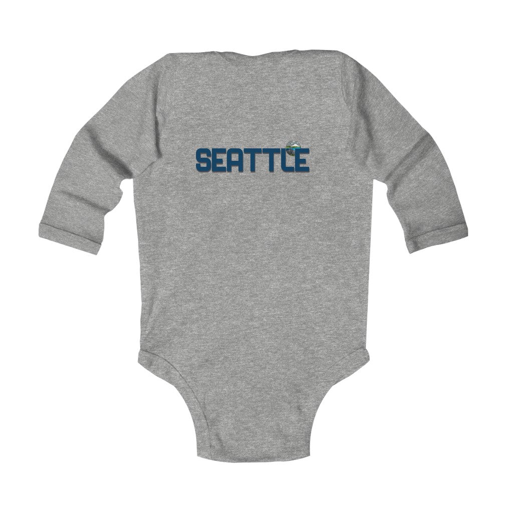 Seattle Infant Long Sleeve Bodysuit