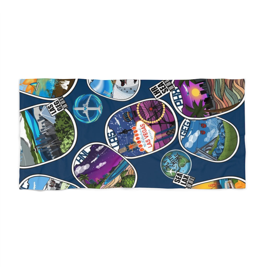 AS Sticker Beach Towel