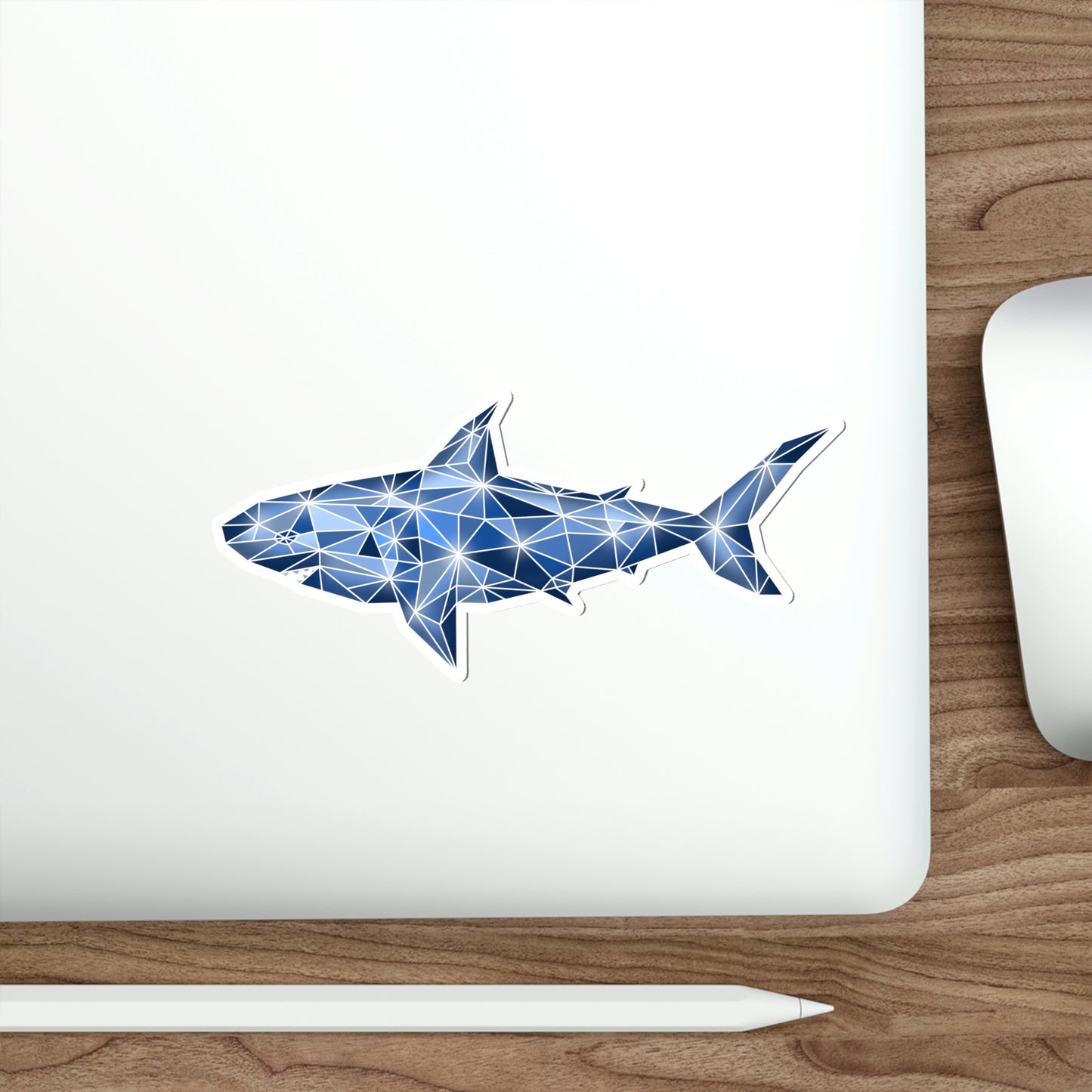 Shark blue side view