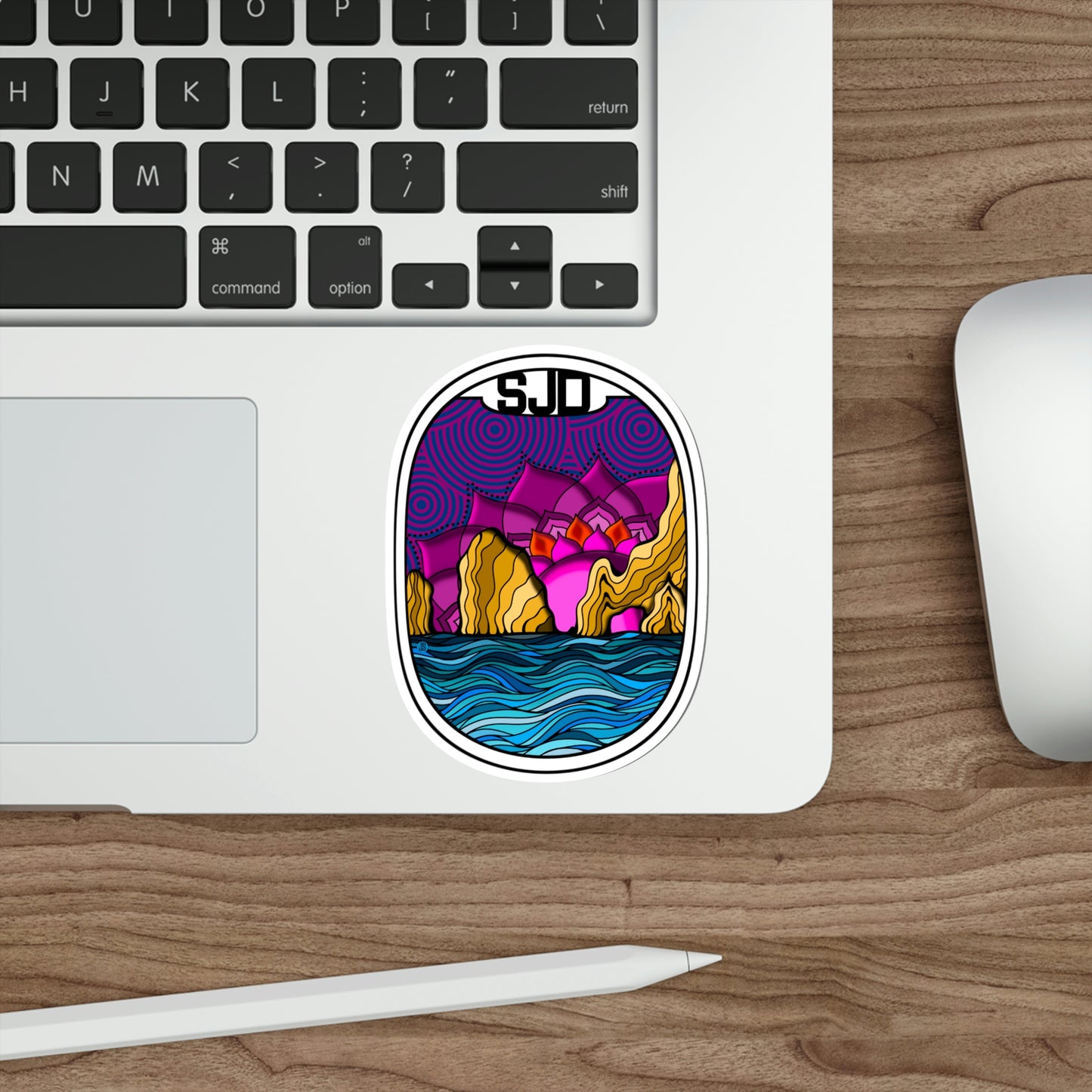 SJD-Cabo San Lucas Die-Cut Stickers