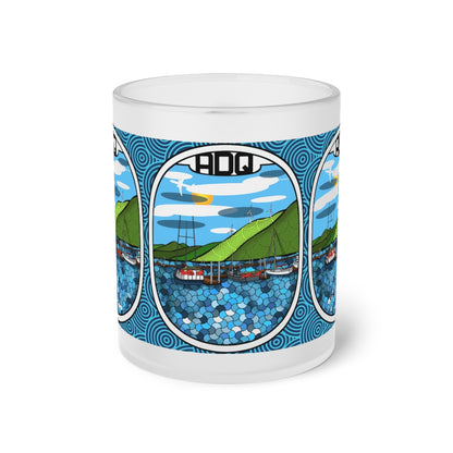 ADQ Kodiak Frosted Glass Mug