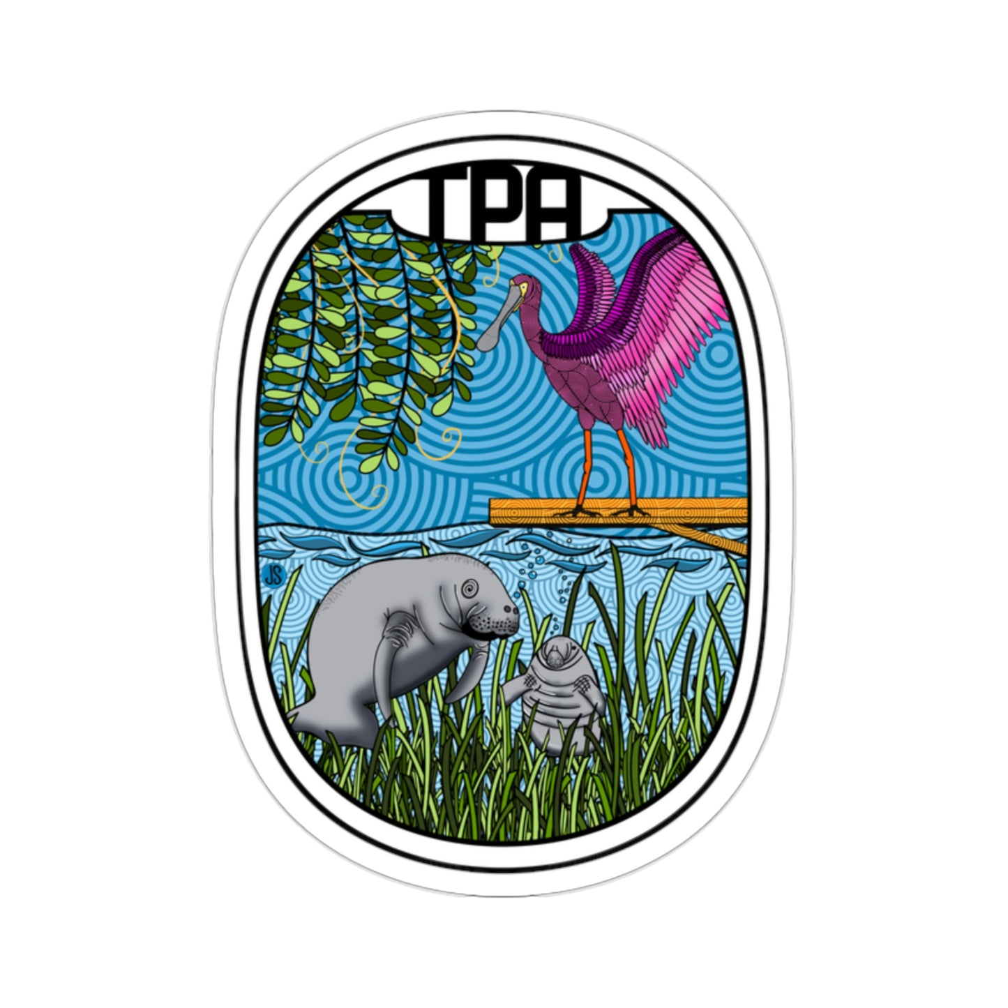 TPA-Tampa Florida Stickers