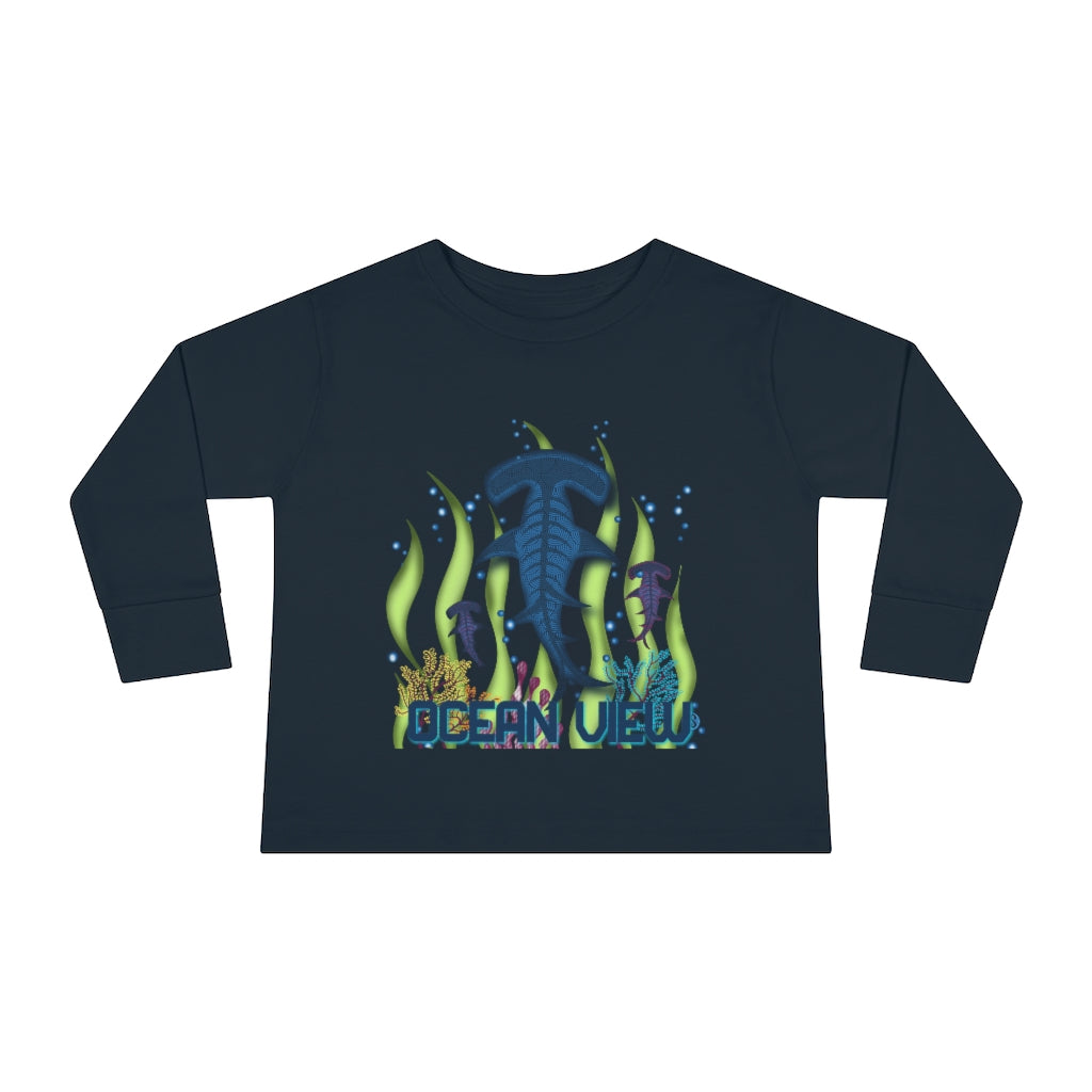 Ocean view Toddler Long Sleeve Tee