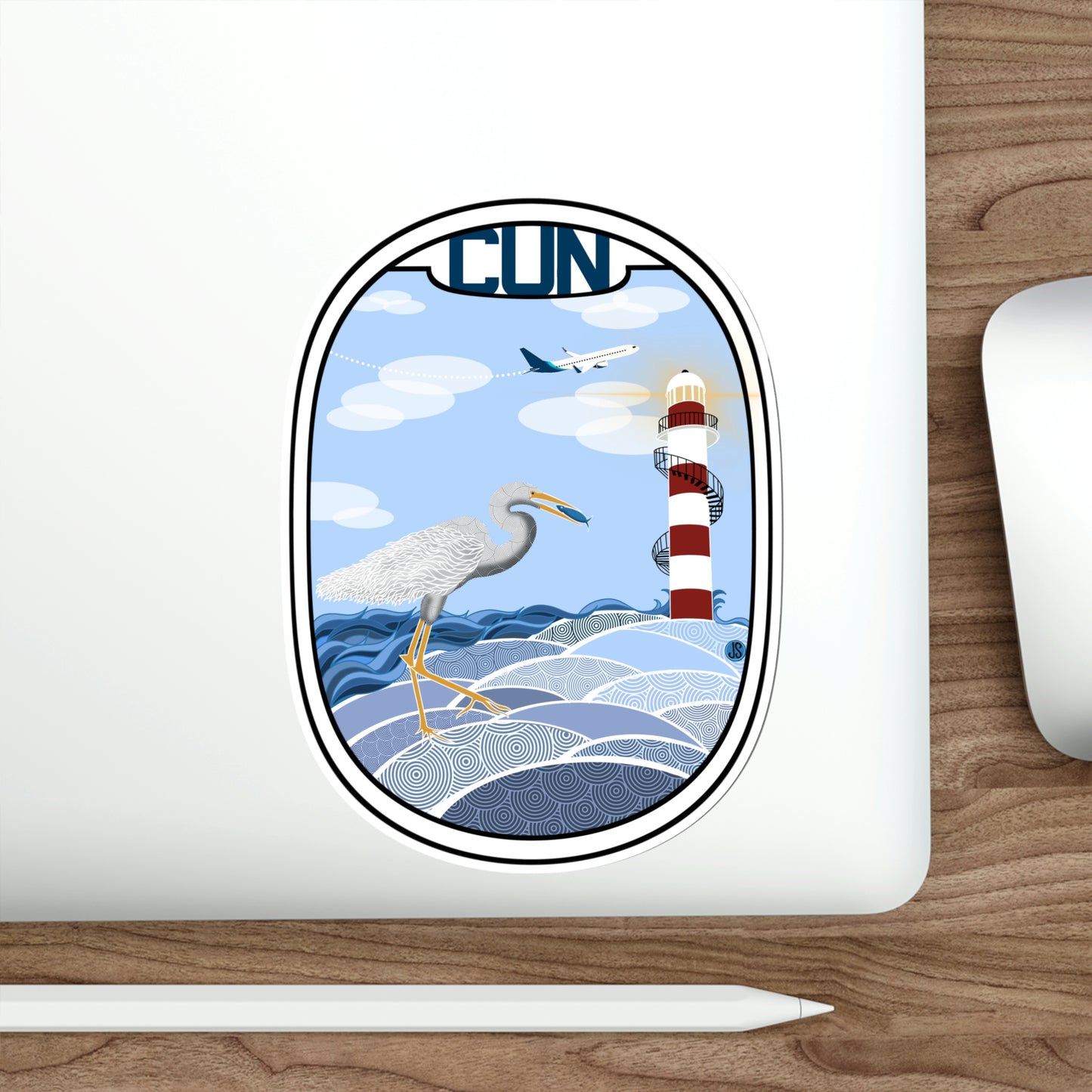 Cancun Window Die-Cut Stickers