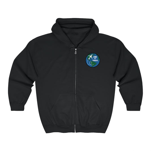 Color My Travels Unisex Zip Up Hoodie