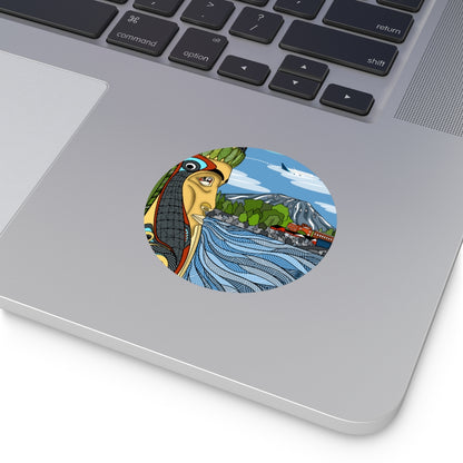 Sitka Round Vinyl Stickers