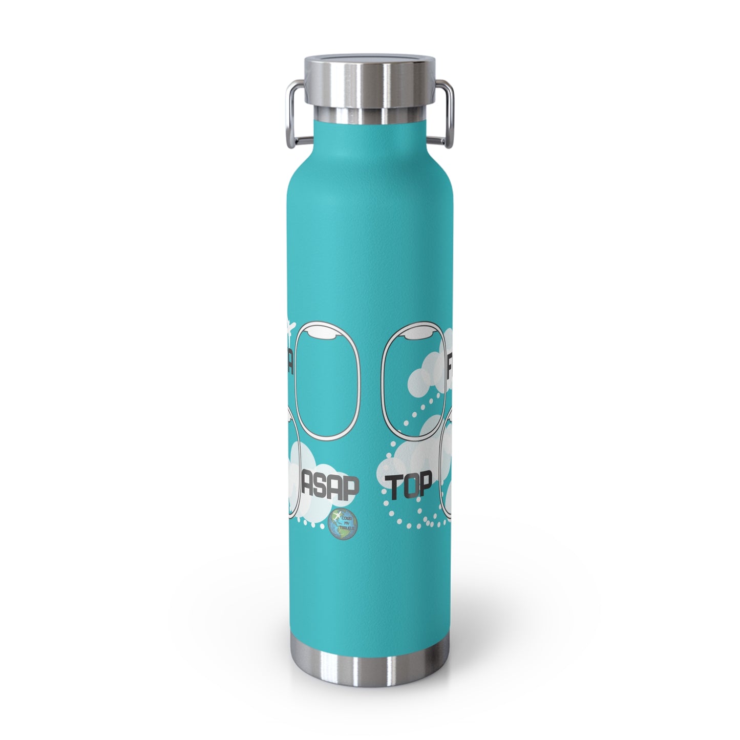 Flight Attendant window Collection Copper Vacuum Insulated Bottle, 22oz