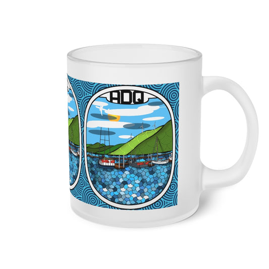 ADQ Kodiak Frosted Glass Mug