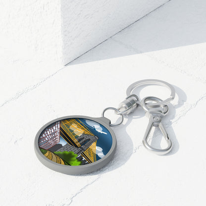 JFK AS Keyring Tag