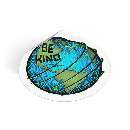 Be KindRound Vinyl Stickers