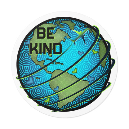 Be KindRound Vinyl Stickers