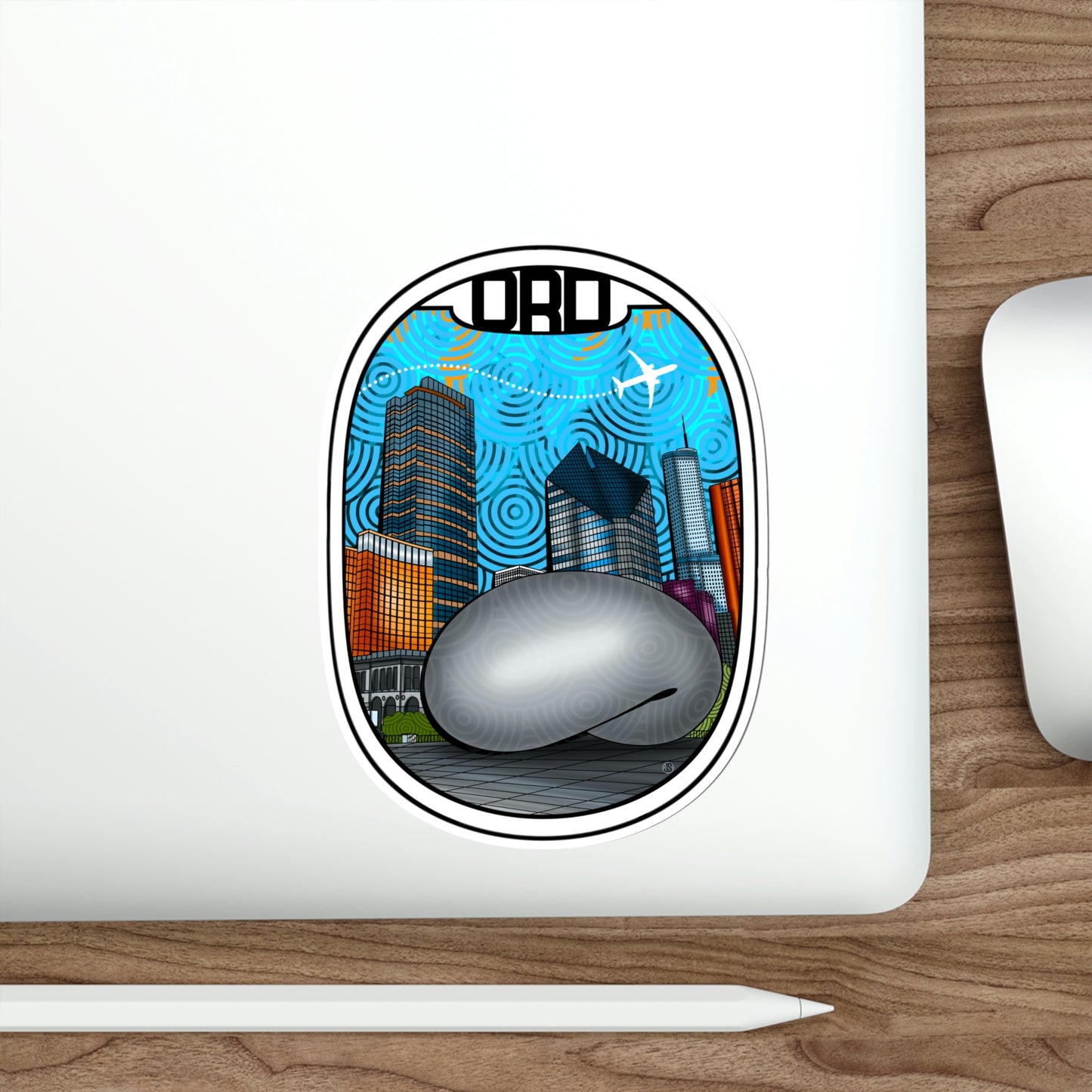 ORD-Chicago Die-Cut Stickers