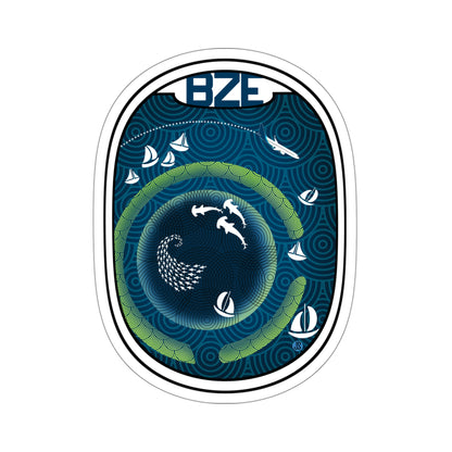 Belize AS Die-Cut Stickers