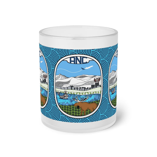 ANC Anchorage Frosted Glass Mug