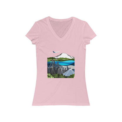 Seattle Women's V-Neck Tee