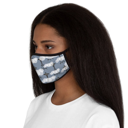 Seattle Grey Fitted Face Mask