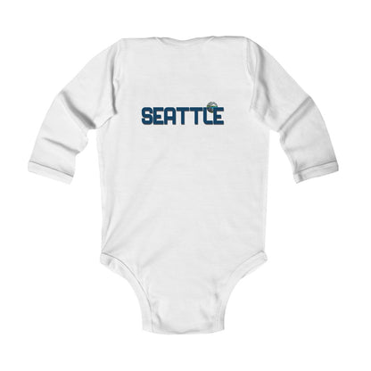 Seattle Infant Long Sleeve Bodysuit