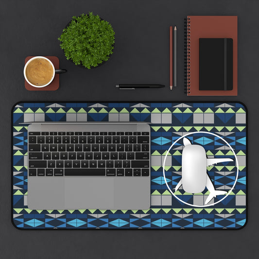 Bulkhead with plane modern Desk Mat