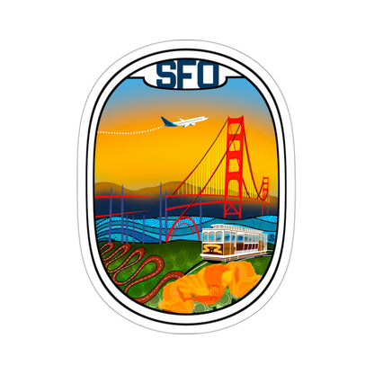 SFO Die-Cut Stickers