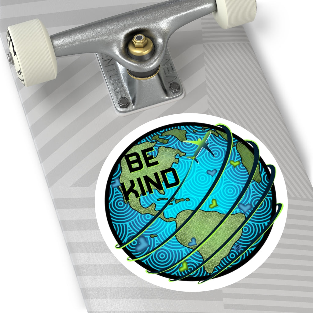 Be KindRound Vinyl Stickers