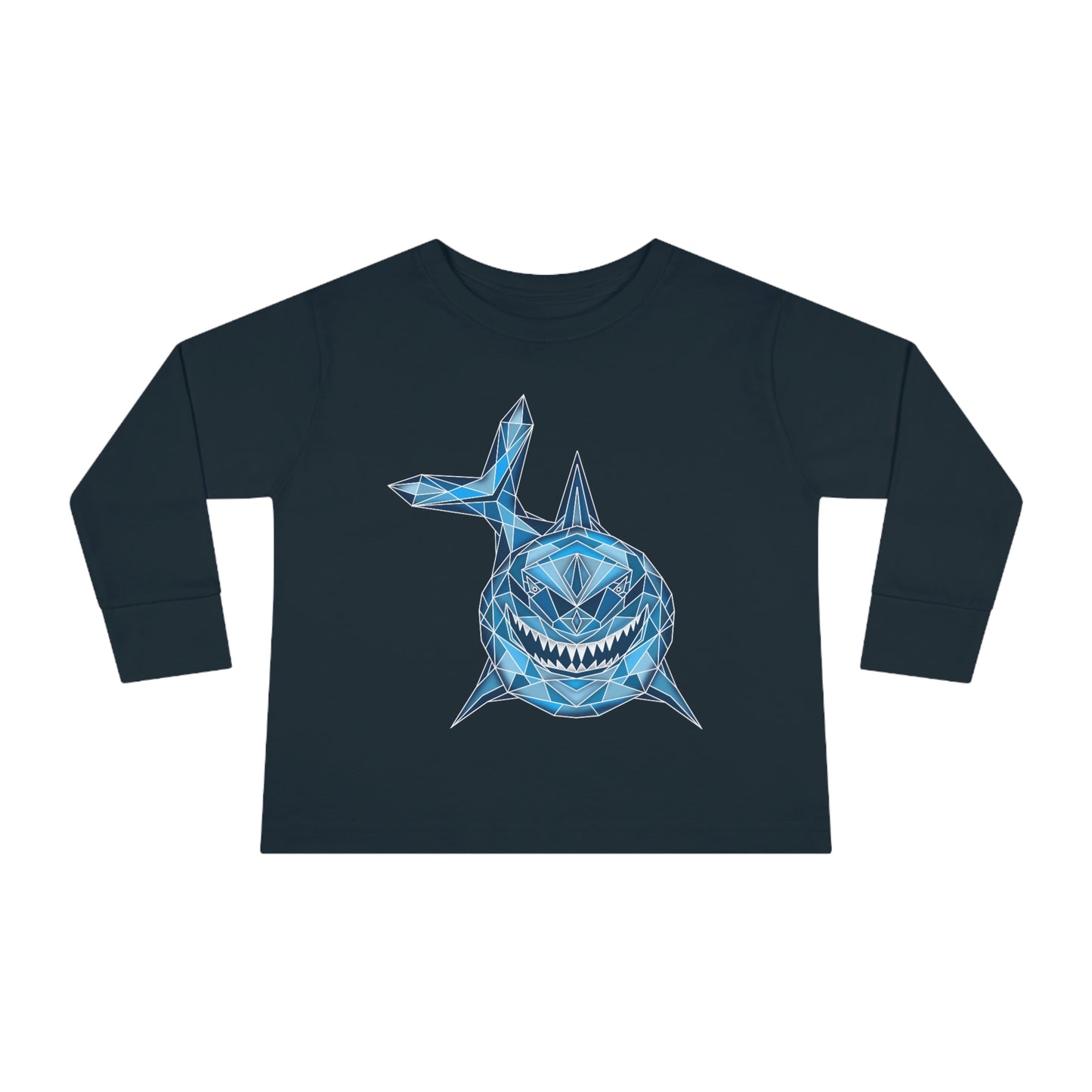 Shark Art Toddler Long Sleeve Tee