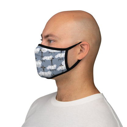 Seattle Grey Fitted Face Mask