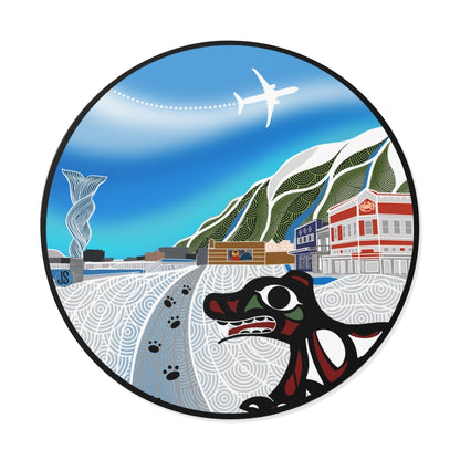 Juneau Round Vinyl Stickers