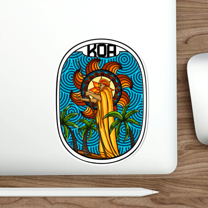 KOA Kona blue Die-Cut Stickers