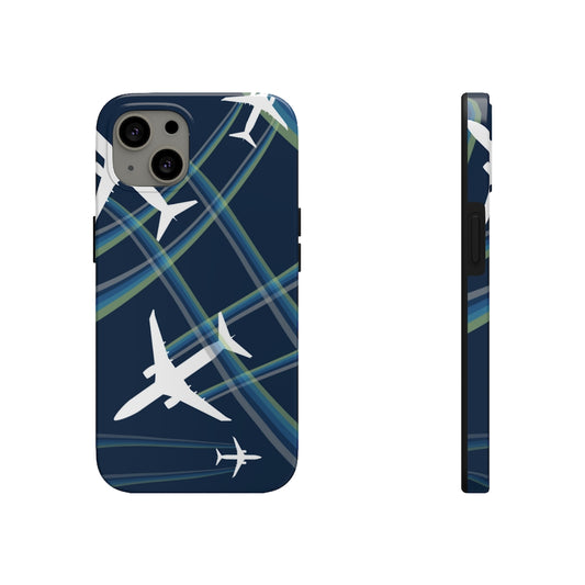 Blue airplane Tough Phone Cases, Case-Mate