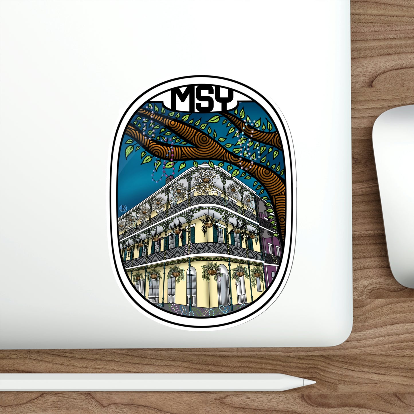 New Orleans Die-Cut Stickers