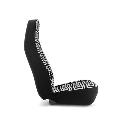 Black & White Airplane Car Seat Covers