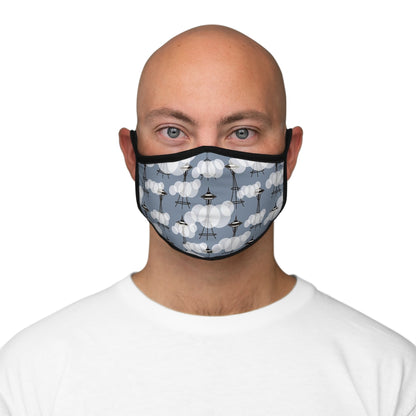 Seattle Grey Fitted Face Mask