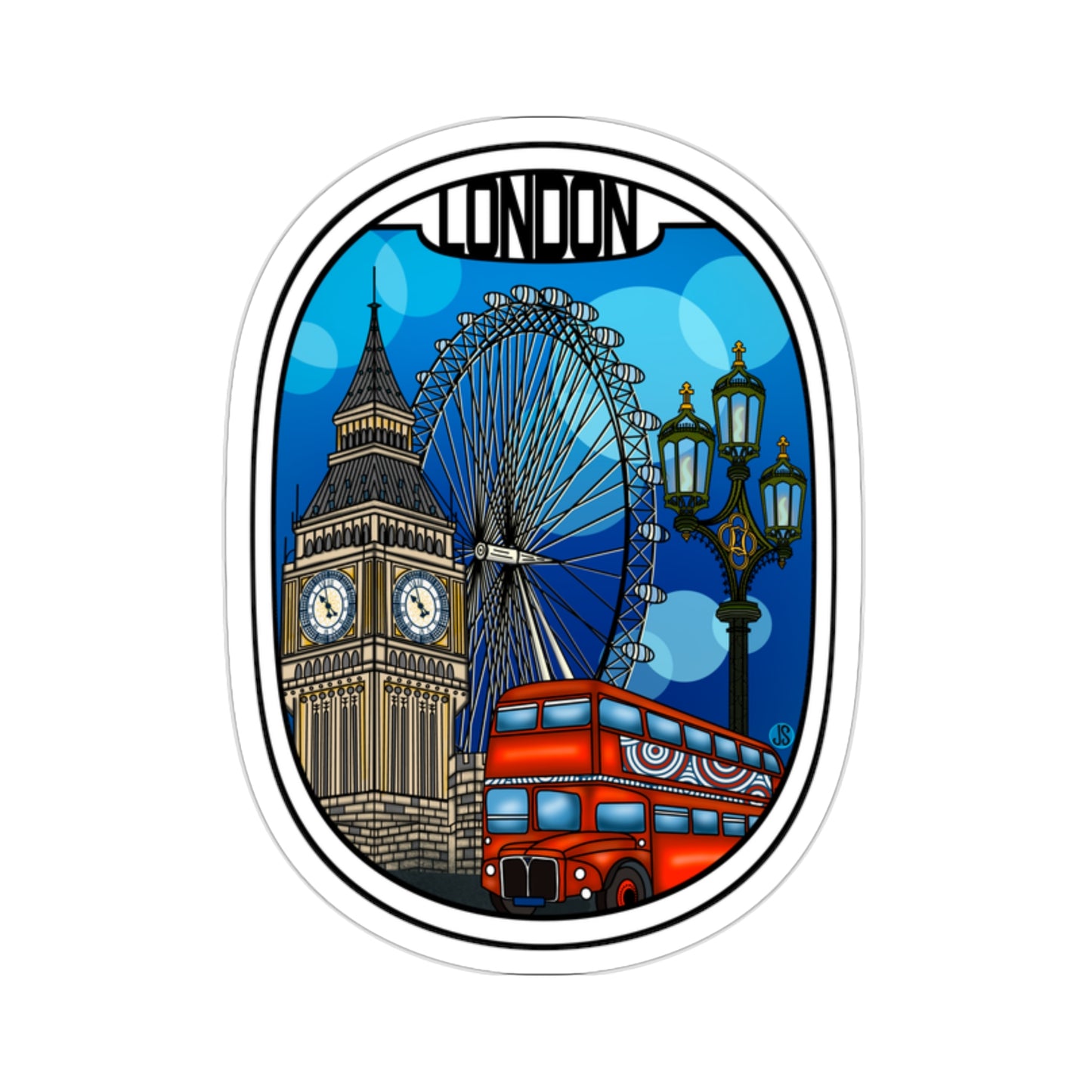 London Die-Cut Stickers