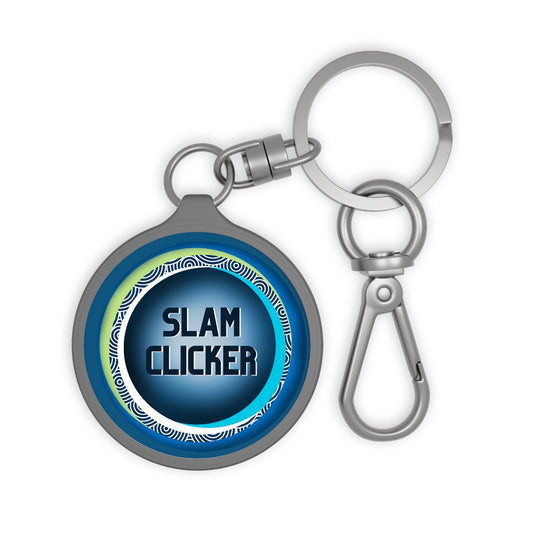 Slam Clicker Black Keyring Tag