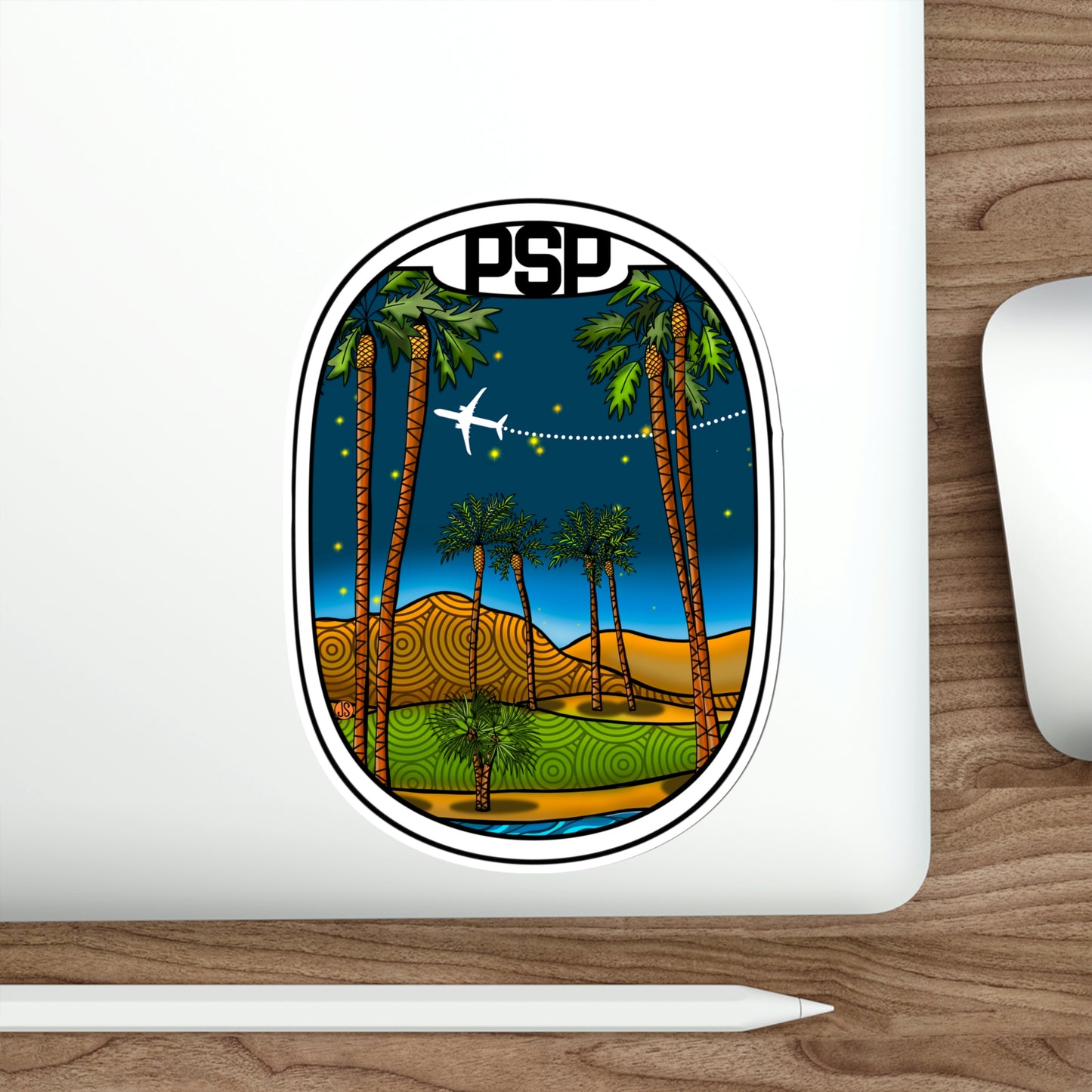 PSP Palm Springs Die-Cut Stickers