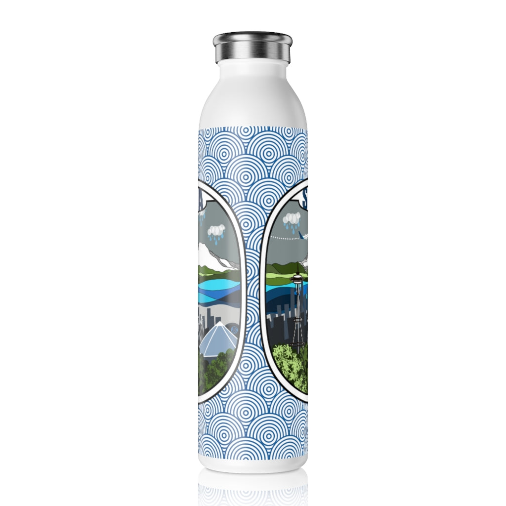 Seattle Slim Water Bottle