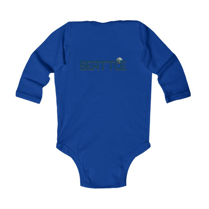 Seattle Infant Long Sleeve Bodysuit